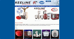 Desktop Screenshot of keelineindia.com
