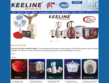 Tablet Screenshot of keelineindia.com